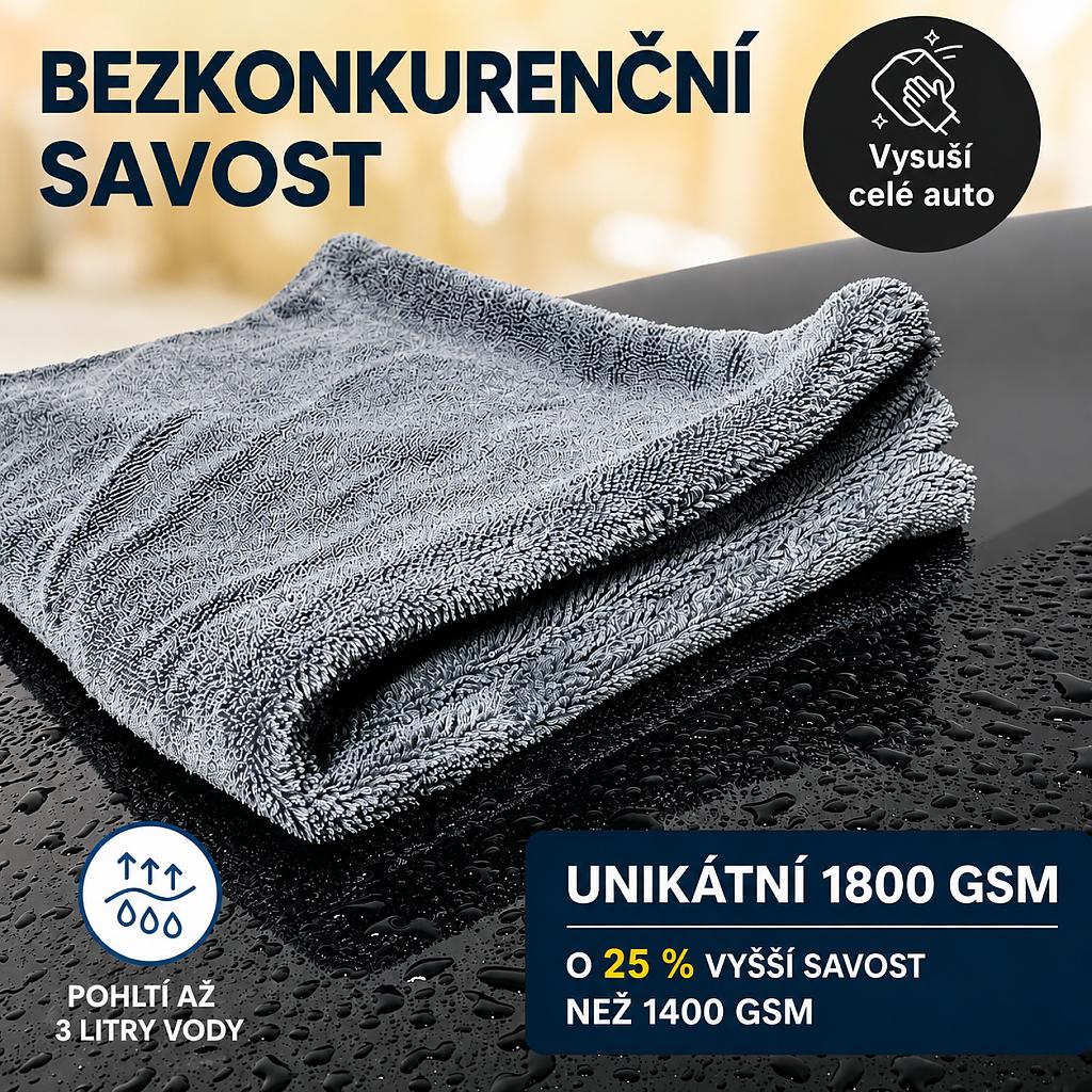 Pou�it� su��c�ho ru�n�ku IVALITY Twisted p�i vysou�en� automobilu