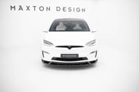 Maxton Design spoiler pod p�edn� n�razn�k ver.3 pro Tesla Model X Mk1 Facelift, �ern� leskl� plast ABS Maxton Design spoiler pod p�edn� n�razn�k ver.3 pro Tesla Model X Mk1 Facelift, �ern� leskl� plast ABS