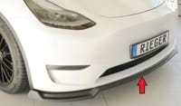 Rieger lipa pod p�edn� n�razn�k pro Tesla Model Y 003, 03/20-, plast ABS bez povrchov� �pravy Rieger lipa pod p�edn� n�razn�k pro Tesla Model Y 003, 03/20-, plast ABS bez povrchov� �pravy
