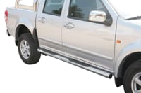 Nerez bo�n� n�lapy se stup�tky Great Wall Wingle double cab -- rok v�roby 2009-2011 Nerez bo�n� n�lapy se stup�tky Great Wall Wingle double cab -- rok v�roby 2009-2011