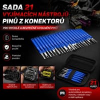 Sada 21 vyj�mac�ch n�stroj� pin� z konektor� Sada 21 vyj�mac�ch n�stroj� pin� z konektor�
