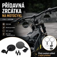 P��davn� zrc�tka na motocykl 2ks P��davn� zrc�tka na motocykl 2ks