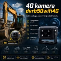 Full HD kamera pro t�kou techniku, 4G, GPS Full HD kamera pro t�kou techniku, 4G, GPS