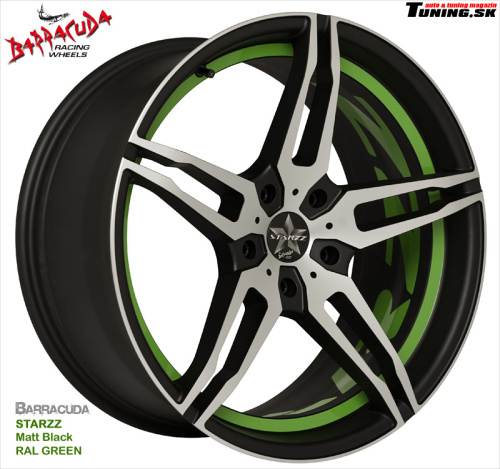 hlinikovy elektron disk barracuda starzz matt black ral green