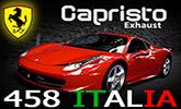 Ferrari 458 Italia - zn�enie hmotnosti a nov� v�fukov� syst�m od Capristo Exhaust Systems