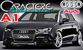  Spojlery, disky a zn�enie podvozku pre Audi A1 1,4 TFSI od Caractere !!!