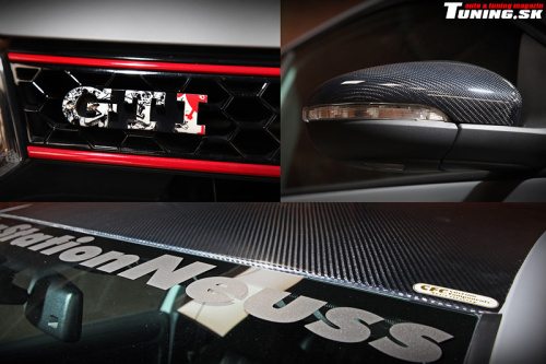 samolepky stickerbombing vw golf gti cfc
