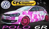 VW Polo 6R v stylingovej �prave vinylov�mi f�liami od CFC CarFilmComponents