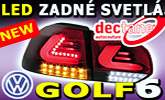 Zadn� LED tuningov� svetl� pre VW Golf VI � carDNA model homologovan�ch svetiel od Dectane