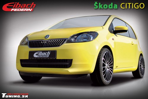 �koda citigo tuning eibach podvozok