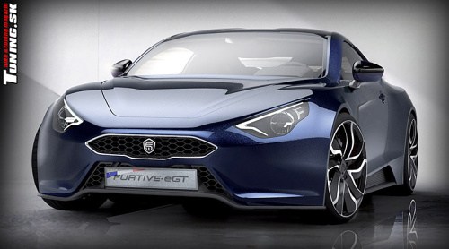 furtive egt koncept elektromobil �portov� kup� exagon motors