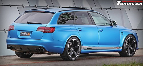 audi rs6 avant fostla wrap folia modra