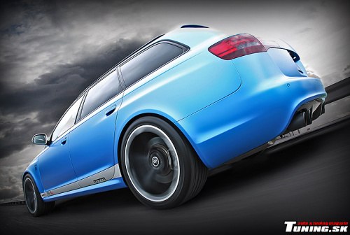 audi rs6 avant fostla wrap folia modra