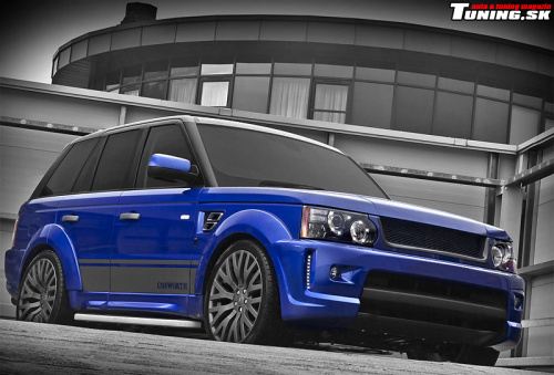 range rover kahn design cosworth imperial blue
