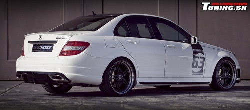 mercedes benz c63 amg kicherer white edition