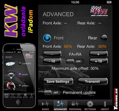 pru�iny tlmi�e elektronicky ovl�dan� nastavite�n� podvozok ddc ecu plug and play kw suspensions automotive