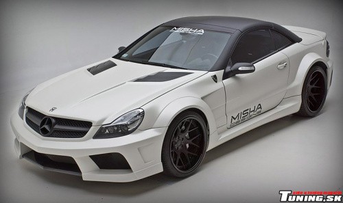mercedes-benz sl coupe styling bodykit misha designs tuning