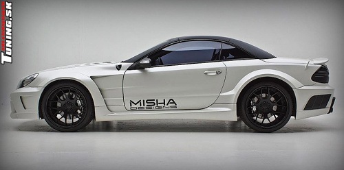mercedes-benz sl coupe styling bodykit misha designs tuning