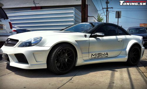 mercedes-benz sl coupe styling bodykit misha designs tuning