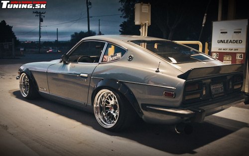 nissan 260z chr�mov� disky ccw classics low stance style tuning