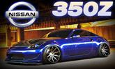 Nissan 350Z Turbo v low-stance �t�le s elektr�nmi Nessen Forged !!!