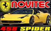 Ferrari 458 Spider od Novitec Rosso - poh�adn� kr�ska hore bez