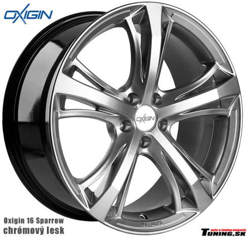 hlinikovy elektron disk oxigin 16 sparrow chrome chromovy lesk