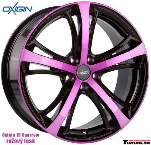 hlinikovy elektron disk oxigin 16 sparrow pink ruzovy lesk