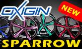 Disky 16 Sparrow od Oxigin � farebn� kvalitn� elektr�ny s vysok�m leskom !!!