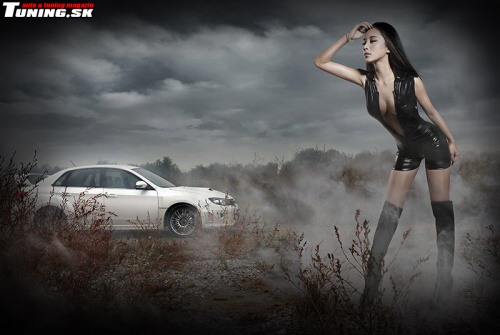tuning girl dievca car erotic sexy sexi modelka zena