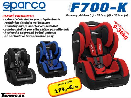 detsk� �portov� seda�ky sparco f500k