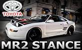 �portov� dvojmiestna Toyota MR2 s karb�nov�mi dielmi, turbom a blow-off ventilom