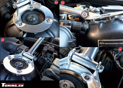 bmw m3 e36 mont� rozpery predn�ch tlmi�ov exteri�r tuning garage