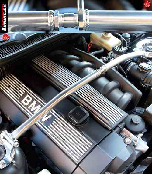 bmw m3 e36 mont� rozpery predn�ch tlmi�ov exteri�r tuning garage