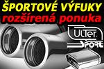 �portov� univerz�lne a origin�lne v�fuky a koncovky Ulter Sport - pre konkr�tny typ auta