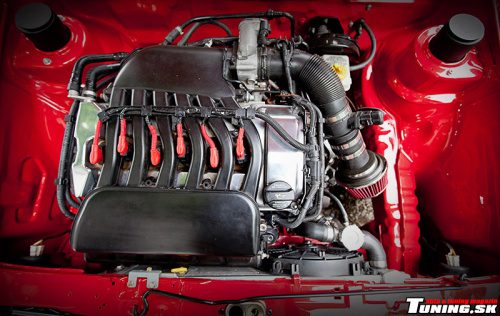 volkswagen vw golf mk1 red rabbit garage show stopper low stance styl joe tuning
