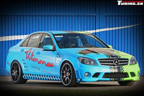 mercedes benz c63 amg bluegreen eliminator performance tuning wimmer