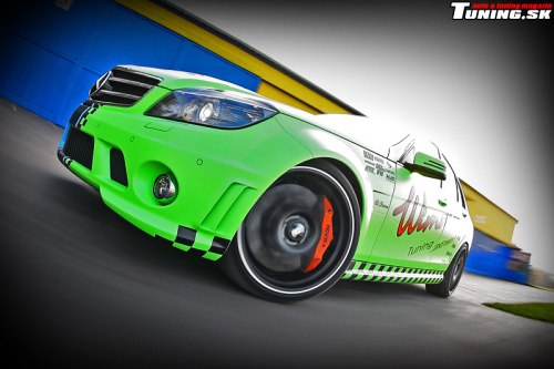 mercedes benz c63 amg bluegreen eliminator performance tuning wimmer