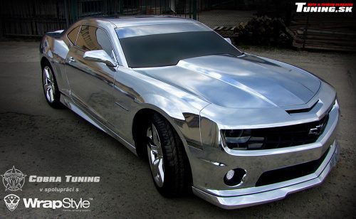 chevrolet camaro chr�mov� farba autofolia 3d wrapstyle cobra tuning