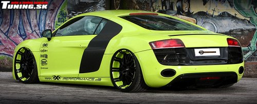 audi r8 v10 fsi wrap f�lie toxic green tuning xxx-performance