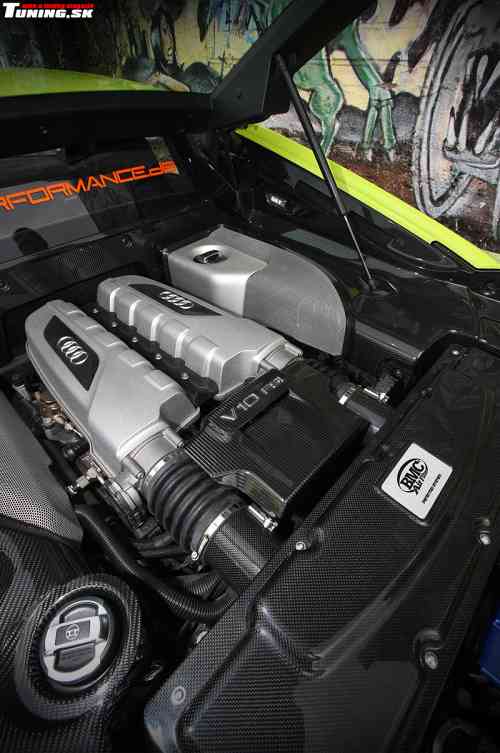 audi r8 v10 fsi wrap f�lie toxic green tuning xxx-performance