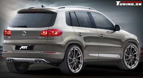 volkswagen vw tiguan compact suv decentn� styling performance tuning zv��enie v�konu abt sportsline