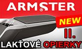 Luxusn� lak�ov� (stredov�) opierky ARMSTER II do auta s odkladac�m priestorom