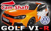 Wrap f�lia Electric Orange a zv��enie v�konu pre Volkswagen Golf VI R od Cam Shaft