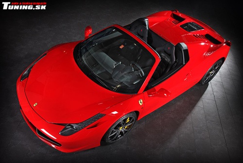 ferrari 458 spider italia carbon kryt motora capristo