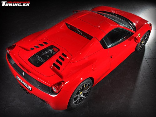 ferrari 458 spider italia carbon kryt motora capristo