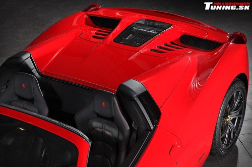 ferrari 458 spider italia carbon kryt motora capristo