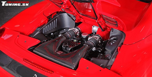 ferrari 458 spider italia carbon kryt motora capristo