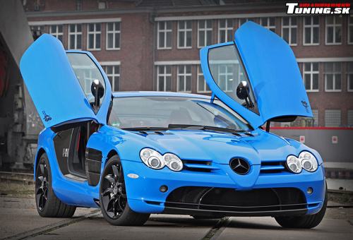 mercedes slr cut48 wrap modr� f�lia