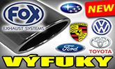 Nerezov� v�fuky od Fox Exhaust Systems pre Volkswagen, Subaru, Toyota, Ford a Porsche